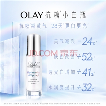 玉兰油（OLAY）抗糖小白瓶面部精华液50ml护肤品 美白精华 烟酰胺补水亮肤祛黄生日表白礼物送女友送老婆